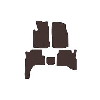 Gumové autokoberce Carsuit (hnědé) Mitsubishi Pajero Sport 1996–2007 fotografie 1