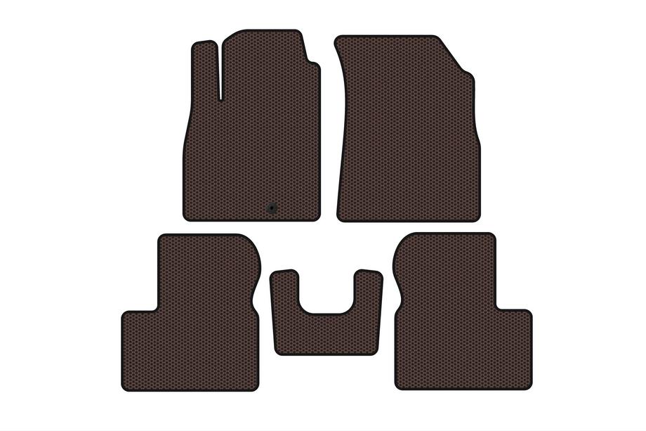 Nissan Micra K13 2011–2016 Gumové autokoberce Carsuit (hnědé) Image