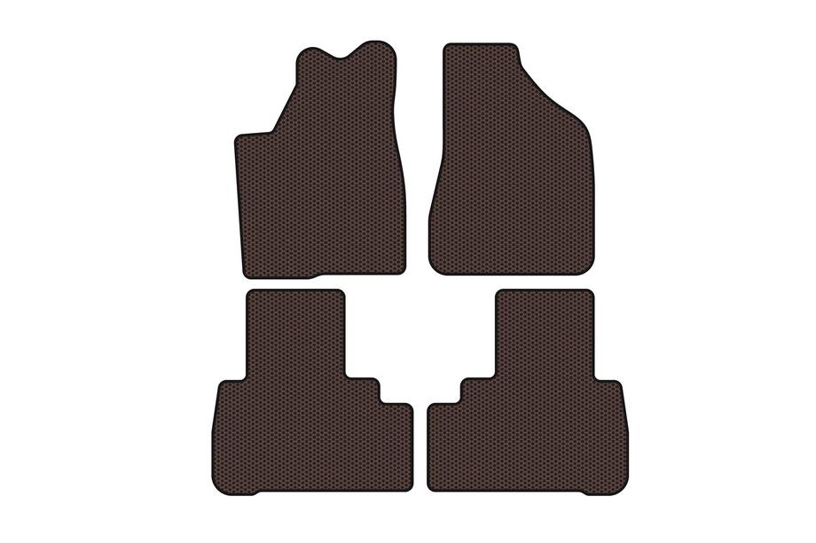 Nissan Murano 2002–2008 Gumové autokoberce Carsuit (hnědé) Image