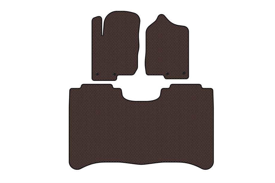 Nissan Titan 2004–2011 Gumové autokoberce Carsuit (hnědé) Image