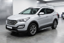 Hyundai Santa Fe 3 2012–2018 Boční nášlapy Sunrise (2 ks, hliník) fotografie 1