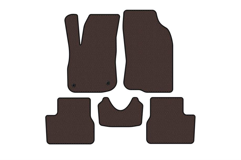 Peugeot 2008 2013–2019 Gumové autokoberce Carsuit (hnědé) Image
