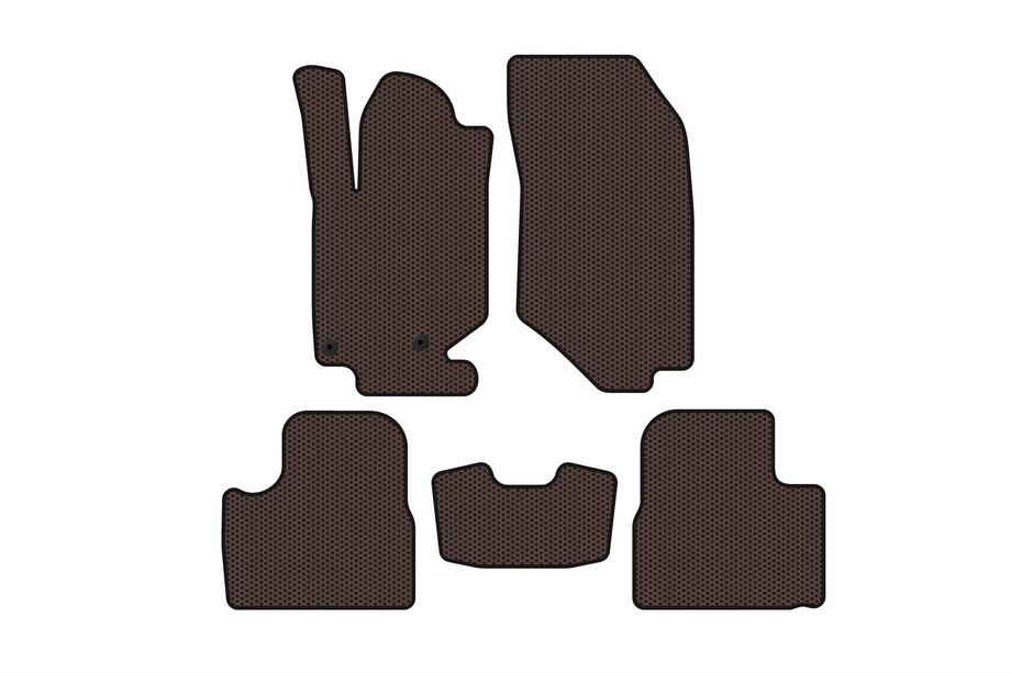 Peugeot 2008 2019– Gumové autokoberce Carsuit (hnědé) Image