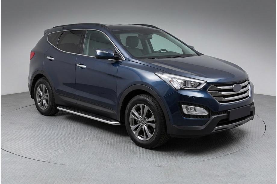 Hyundai Santa Fe 3 2012–2018 Boční prahy Maydos V1 (2 ks, hliník ↗ nerez) Image