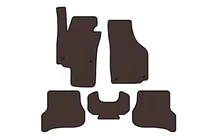 Seat Altea 2004–2015 Gumové autokoberce Carsuit (hnědé) fotografie 1