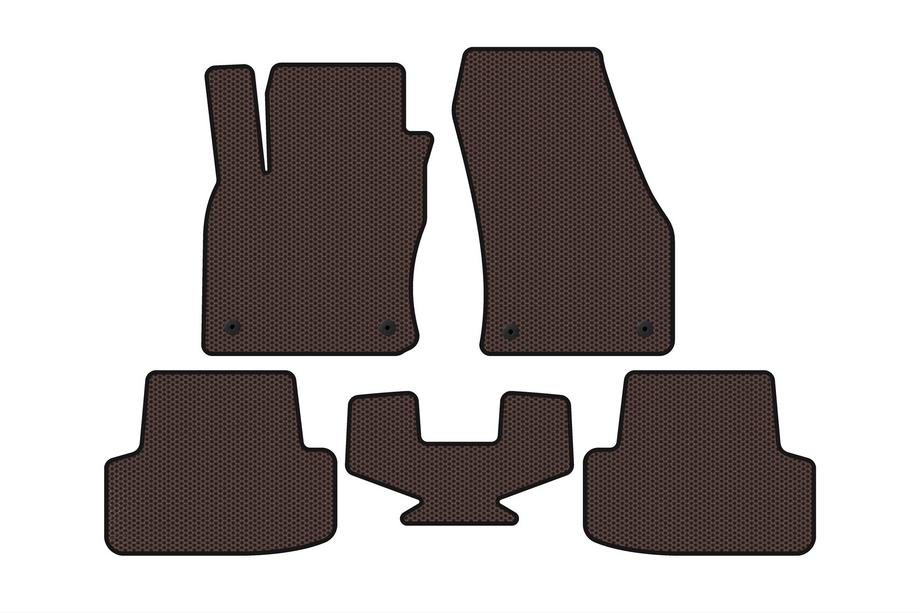 Seat Ateca 2016– Gumové autokoberce Carsuit (hnědé) Image