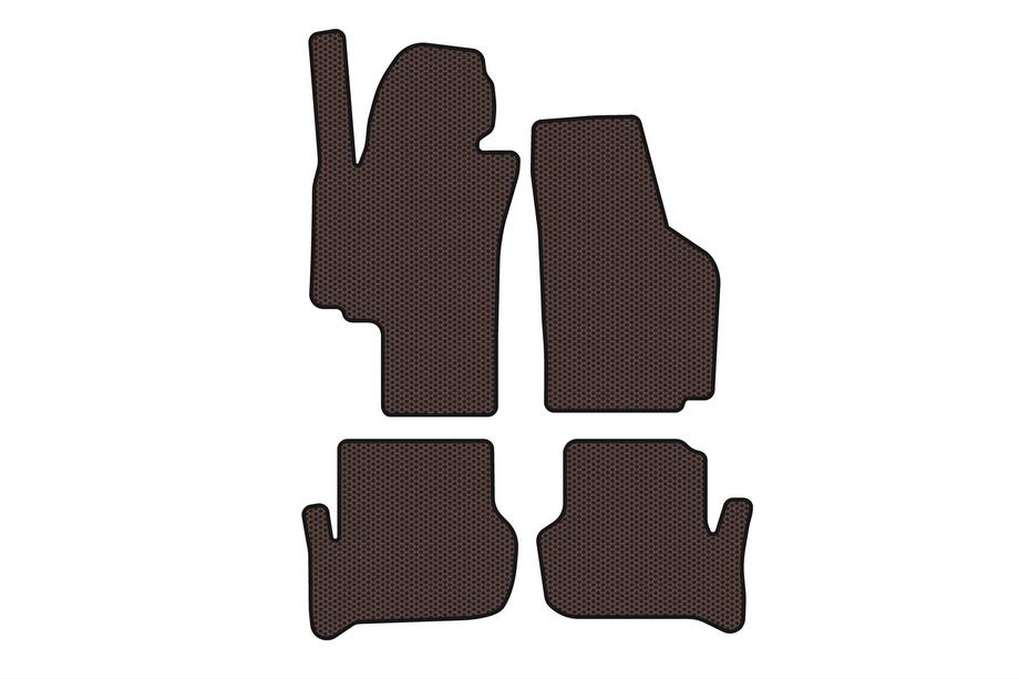 Seat Toledo 2005–2012 Gumové autokoberce Carsuit (hnědé) Image