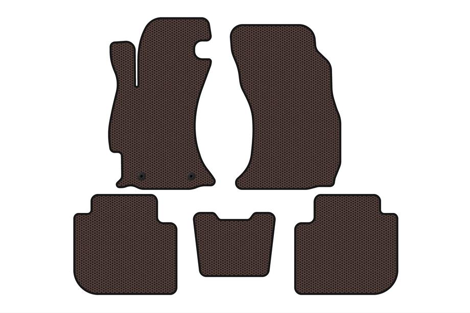 Subaru Forester 2013–2018 Gumové autokoberce do interiéru Carsuit (2013-2017, hnědé) Image