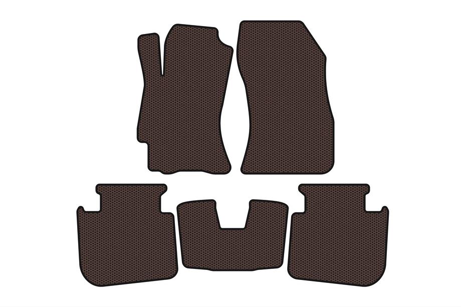 Subaru Legacy 2009–2014 Gumové autokoberce Carsuit (2009-2013, SD, hnědé) Image
