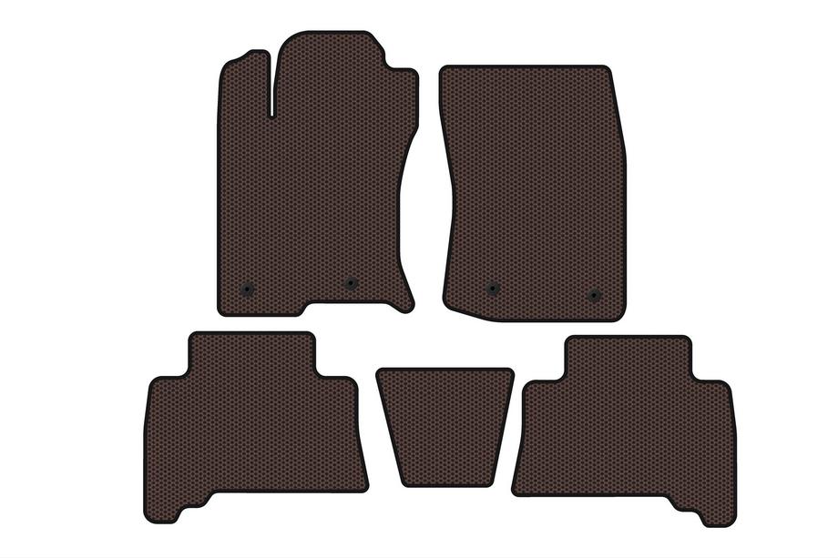 Toyota 4Runner 2009–2024 Gumové koberce Carsuit (2009-2014, hnědé) Image