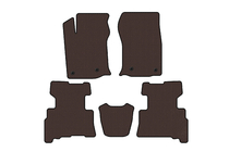 Toyota 4Runner 2009–2024 Gumové autokoberce Carsuit (2 řady, 2014-2024, 7místné, hnědé) fotografie 1