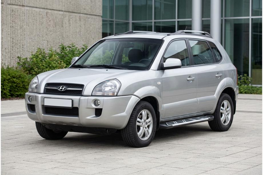 Hyundai Tucson JM 2004– Boční nášlapy Sunrise (2 ks, hliník) Image