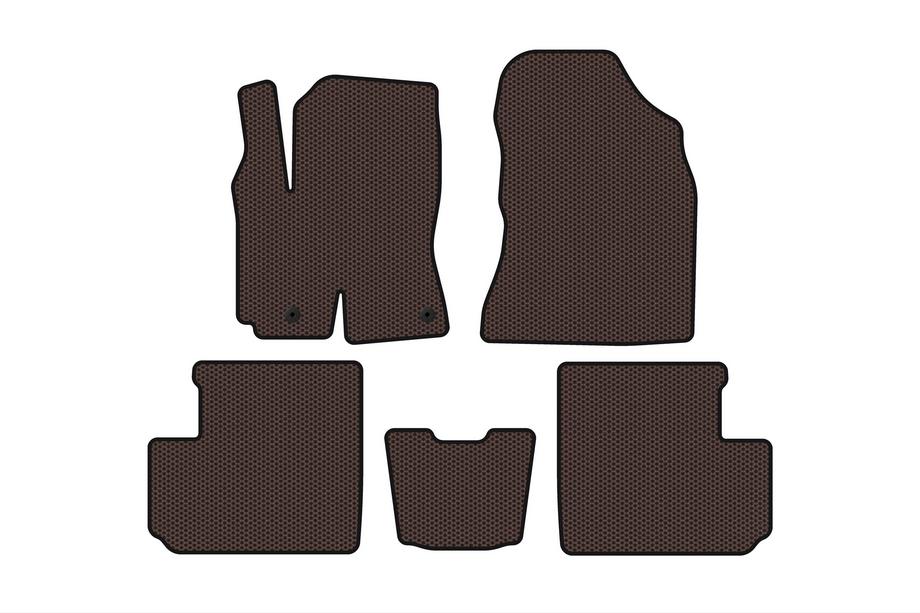 Toyota Rav 4 2001–2005 Gumové autokoberce Carsuit (hnědé) Image