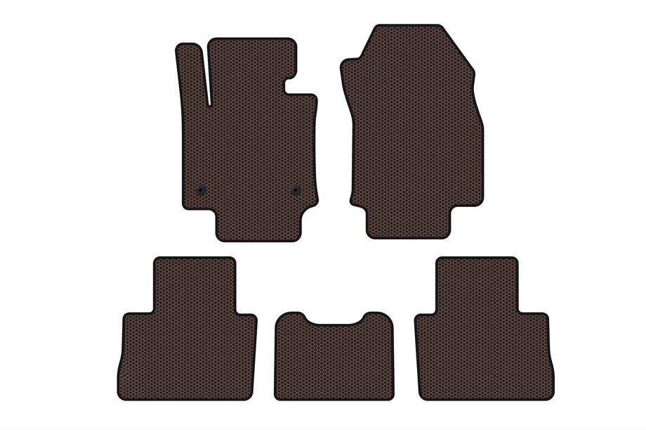 Toyota Rav 4 2019–2025 Gumové autokoberce Carsuit (hnědé) Image