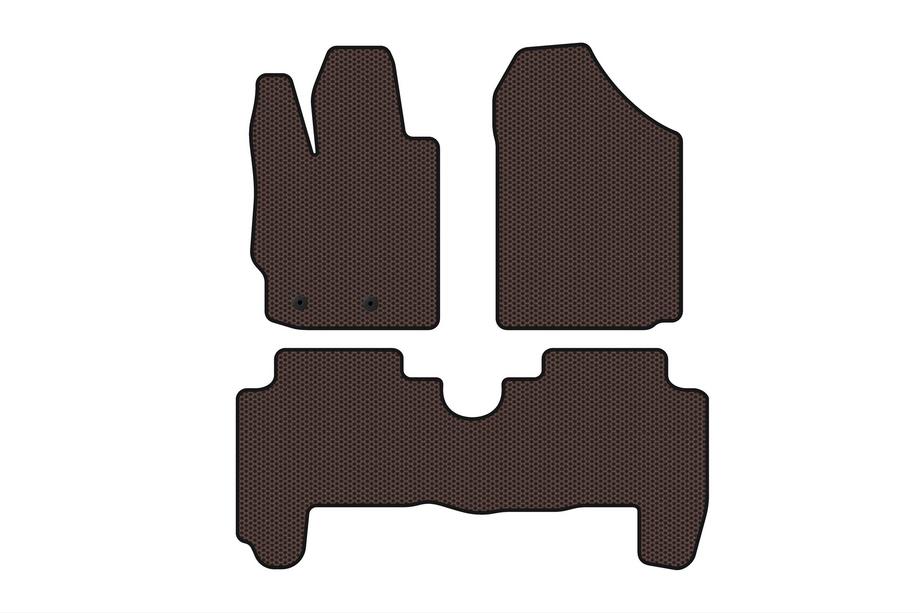 Toyota Yaris 2006–2011 Gumové autokoberce Carsuit (HB, 5dveřový, hnědé) Image