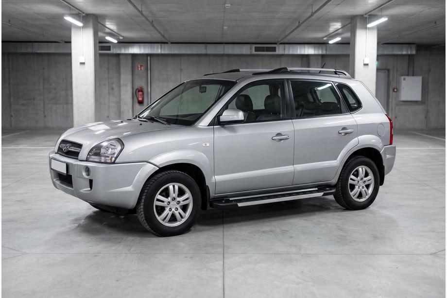 Hyundai Tucson JM 2004– Boční prahy RedLine V1 (2 ks, hliník) Image