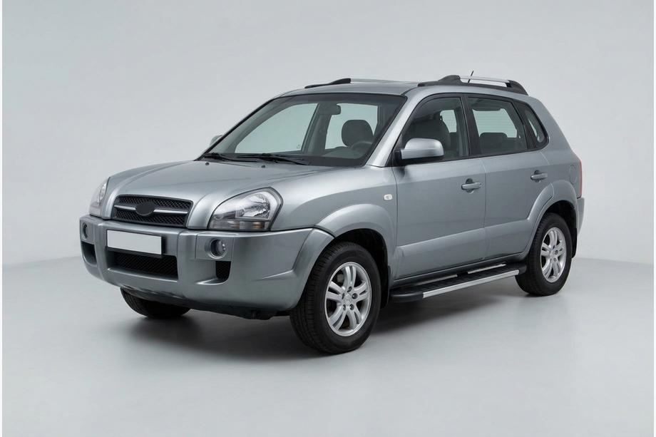 Hyundai Tucson JM 2004– Boční nášlapy Duru (2 ks, hliník) Image