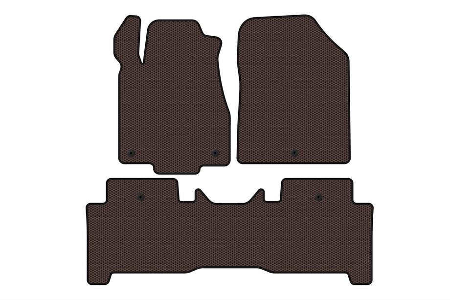 Acura MDX 2007–2013 Gumové autokoberce Carsuit (2 řady, hnědé) Image