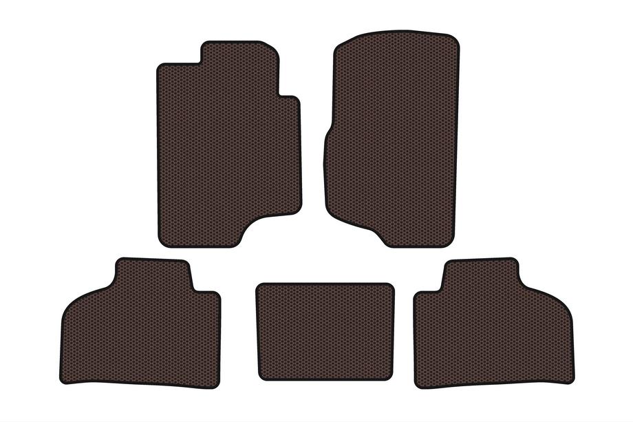 Chevrolet Silverado 2007–2013 Gumové autokoberce Carsuit (hnědé) Image