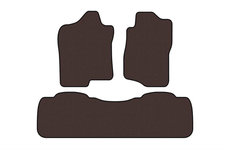 Chevrolet Suburban 2007–2014 Gumové autokoberce Carsuit (hnědé) Image