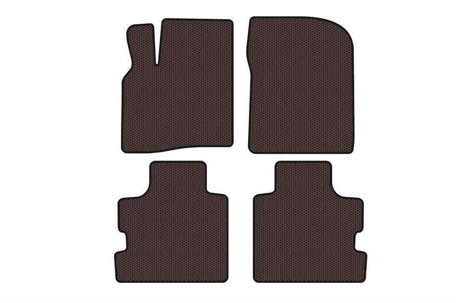 Chrysler Pacifica 2004–2008 Gumové autokoberce Carsuit (hnědé) Image