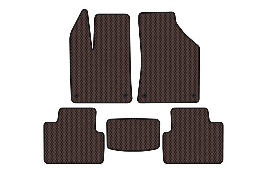 Chrysler 200 I 2010–2014 Gumové autokoberce Carsuit (hnědé) Image