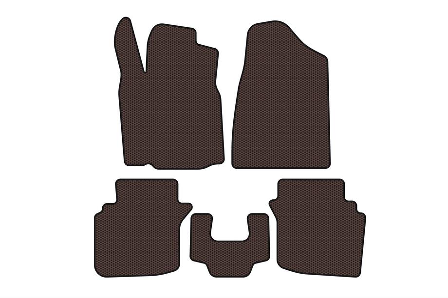 Chrysler Sebring II 2001–2006 Gumové autokoberce Carsuit (2004-2006, hnědé) Image