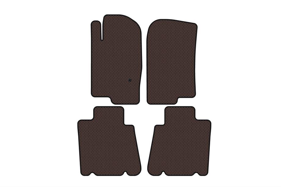 Ford Explorer 2001–2005 Gumové autokoberce Carsuit (2 řady, hnědé) Image