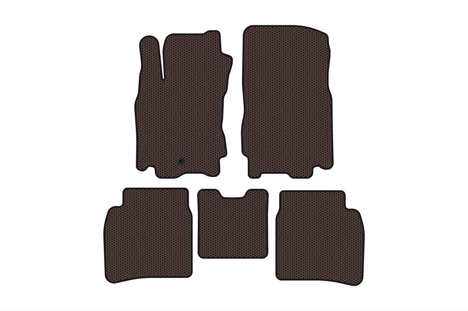 Nissan Note 2004–2012 Gumové autokoberce Carsuit (hnědé) Image