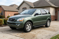 Kia Sorento I BL 2002–2009 Boční prahy Allmond Black (2 ks, hliník) fotografie 1