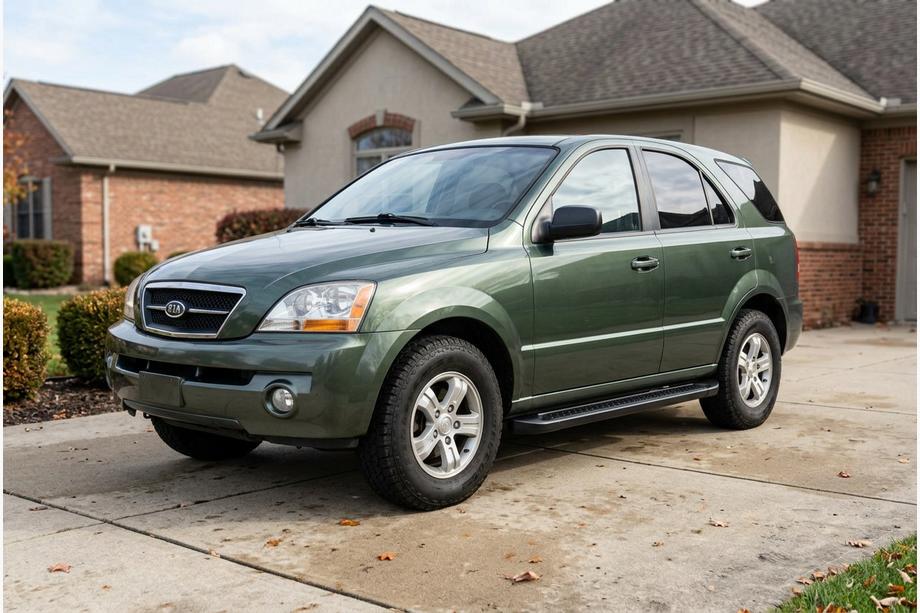 Kia Sorento I BL 2002–2009 Boční prahy Allmond Black (2 ks, hliník) Image