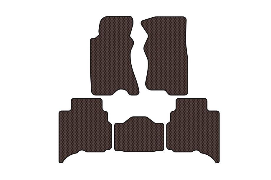 GreatWall Haval/Hover H3 2005–2013 Gumové autokoberce Carsuit (hnědé) Image