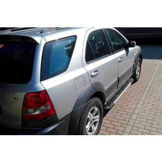Boční prahy RedLine V1 (2 ks, hliník) Kia Sorento I BL 2002–2009 fotografie 2