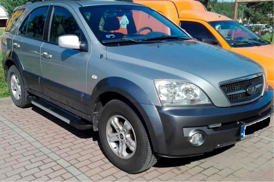 Kia Sorento I BL 2002–2009 Boční prahy RedLine V1 (2 ks, hliník) Image