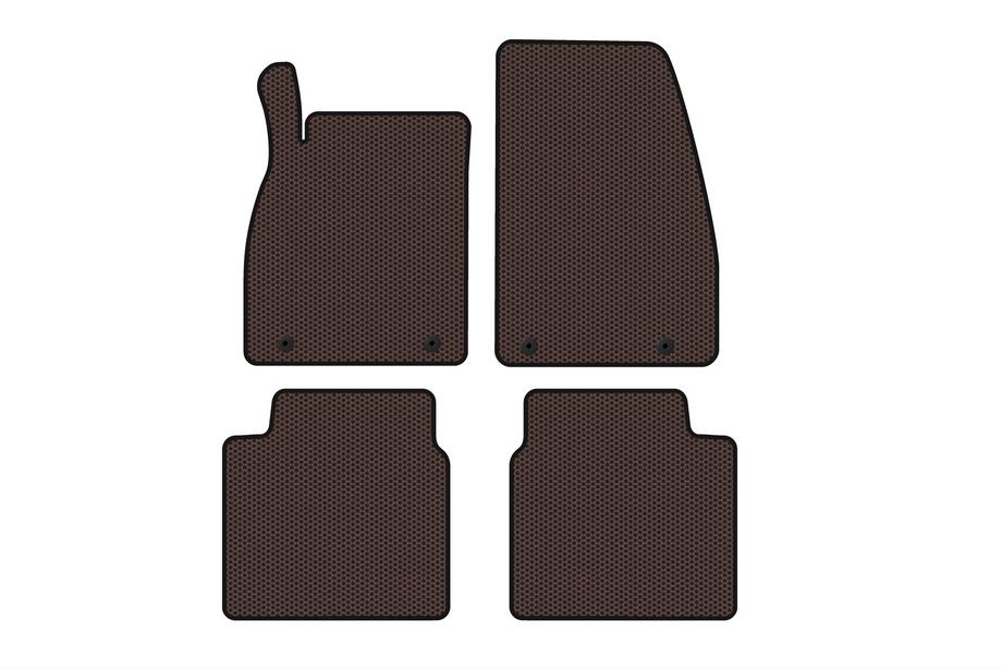 Saab 9-5 2010–2012 Gumové autokoberce Carsuit (hnědé) Image
