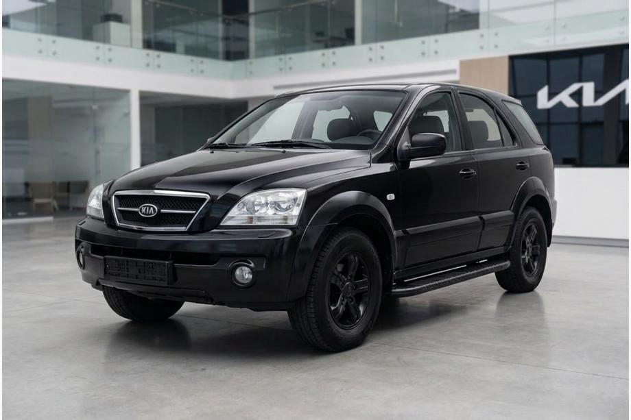 Kia Sorento I BL 2002–2009 Boční prahy Bosphorus Black (2 ks, hliník) Image