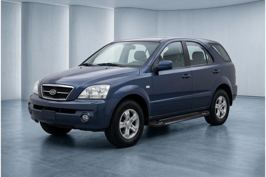 Kia Sorento I BL 2002–2009 Boční nášlapy RedLine Black (2 ks, hliník) Image
