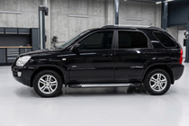 Kia Sportage 2004–2010 Boční nášlapy Line (2 ks, hliník) fotografie 1