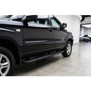 Boční prahy Bosphorus Black (2 ks, hliník) Kia Sportage 2004–2010 fotografie 1