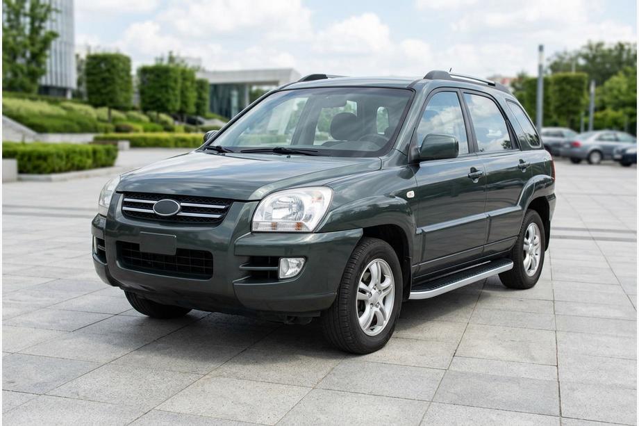 Kia Sportage 2004–2010 Boční prahy Tayga Grey (2 ks, hliník) Image