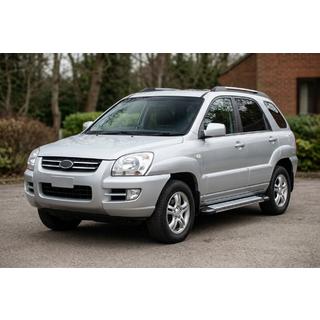 Boční nášlapy Rainbow (2 ks, hliník) Kia Sportage 2004–2010 fotografie 1