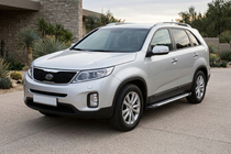 Kia Sorento II XM 2009–2014 Boční nášlapy Line (2 ks, hliník) 2013–2016 fotografie 1