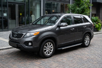 Kia Sorento II XM 2009–2014 Boční nášlapy Duru (2 ks, hliník) 2010–2013 fotografie 1