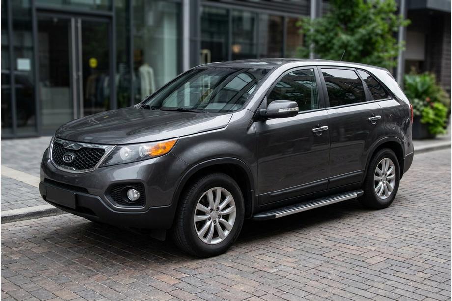 Kia Sorento II XM 2009–2014 Boční nášlapy Duru (2 ks, hliník) 2010–2013 Image