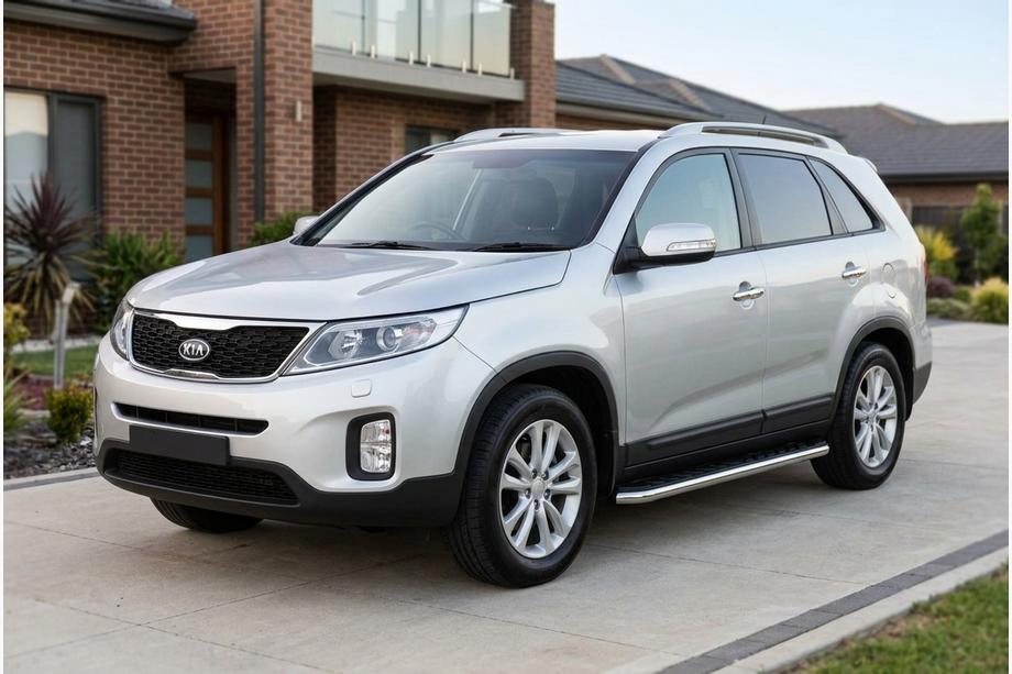 Kia Sorento II XM 2009–2014 Boční prahy Maydos V1 (2 ks, hliník ↗ nerez) 2013–2016 Image