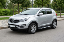 Kia Sportage 2010–2015 Boční nášlapy Sunrise (2 ks, hliník) fotografie 1