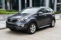 Kia Sportage 2010–2015 Boční nášlapy Line (2 ks, hliník) fotografie 1