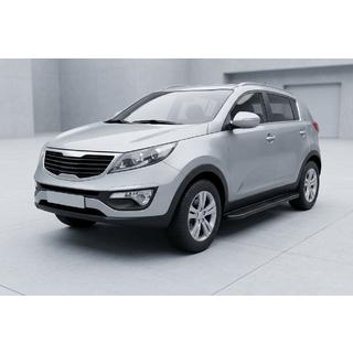 Boční prahy Bosphorus Black (2 ks, hliník) Kia Sportage 2010–2015 fotografie 1