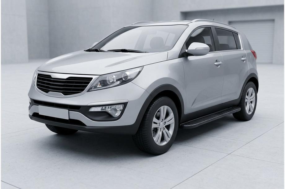 Kia Sportage 2010–2015 Boční prahy Bosphorus Black (2 ks, hliník) Image