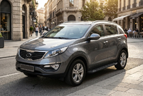 Kia Sportage 2010–2015 Boční nášlapy RedLine Black (2 ks, hliník) fotografie 1